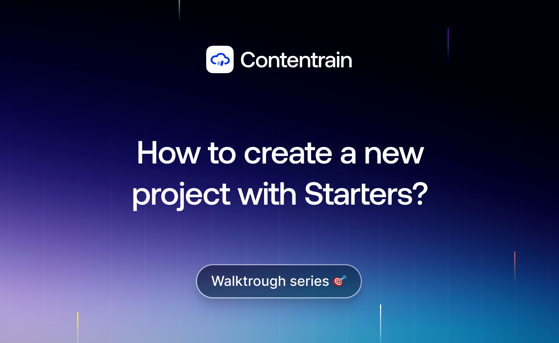 New Headless CMS project with Starters?